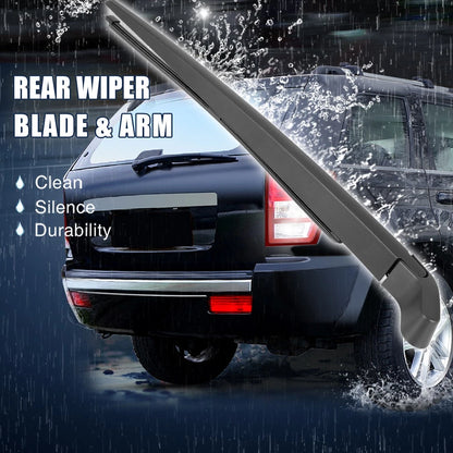 15" Rear Windshield Wiper Blade Arm Set for Volvo XC90 (2007-2010)