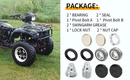 Swingarm Bearing Seal Rebuild Kit Honda TRX300 TRX300FW FourTrax (1988–2000)
