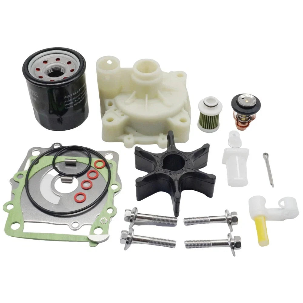 Maintenance Kit for Yamaha 115-130HP F115A/F115B/F130A Outboard w/ Thermostat