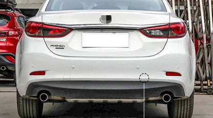 2x White Rear Tow Hook Eye Cover Cap ABS Trim for Mazda 6 (2013–2019)