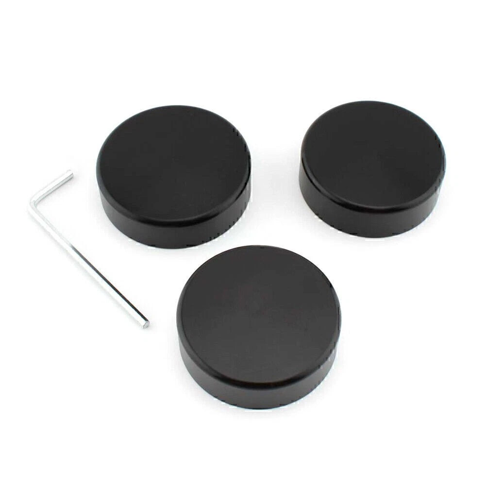 Black Upper Fork Stem Covers for Harley Sportster 48 XL1200 (1988-2013)