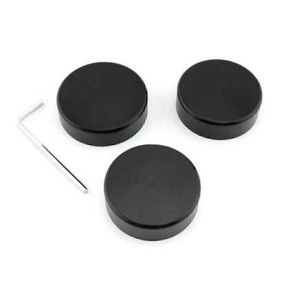 Black Upper Fork Stem Covers for Harley Sportster 48 XL1200 (1988-2013)