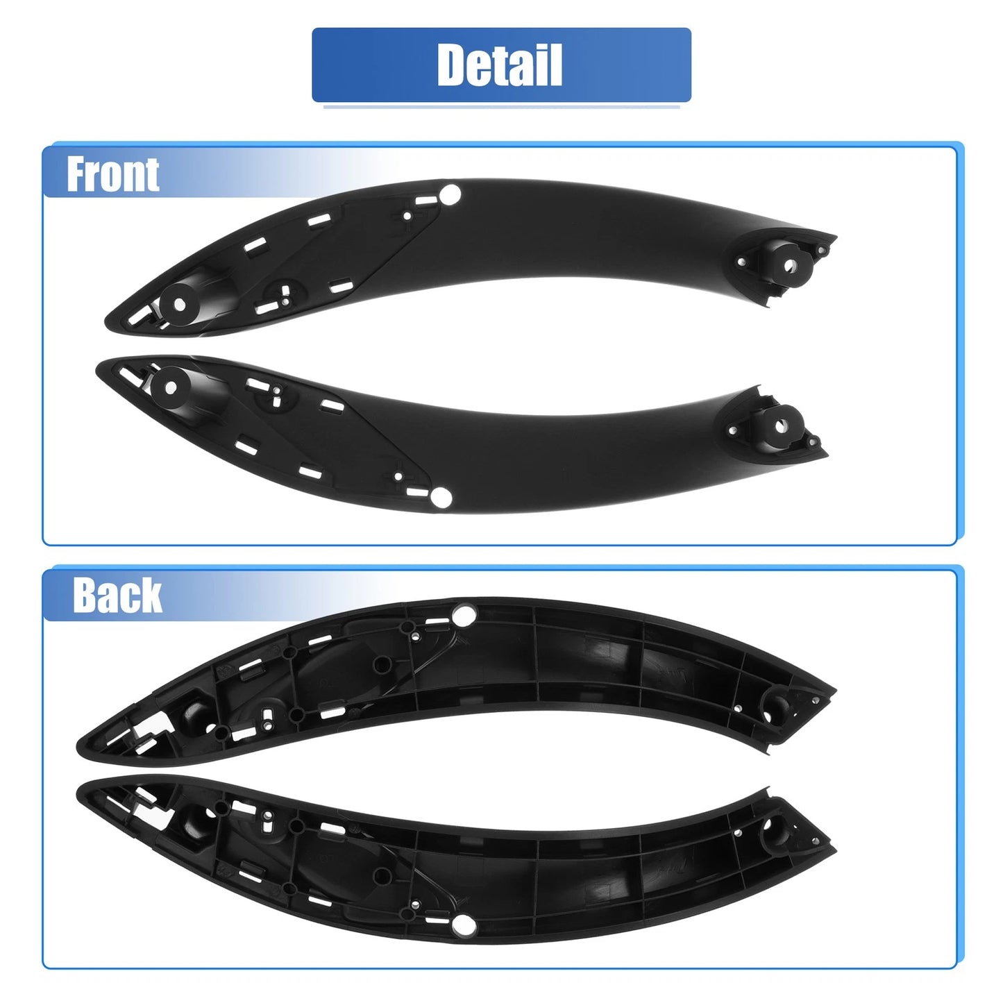 Pair Interior Door Handle Pulls for BMW 320i (2013-2018)