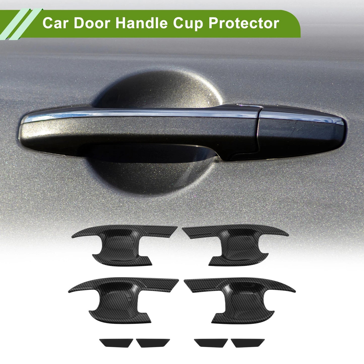 4 x Door Handle Cup Protectors for Toyota Highlander Kluger (2014-2023)