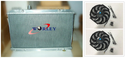 3ROW Radiator + Fan for Mazda RX-8 13B Renesis 1.3L (2003-2012)