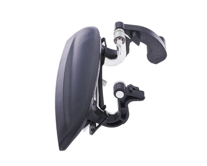 Rear Right Outer Door Handle Smooth Black for Kia Rio (2002–2005)