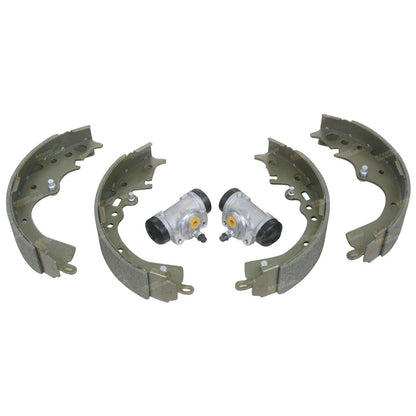 2 x Rear Brake Shoes & 2 Wheel Cylinders for Commuter Van (2005-2012)