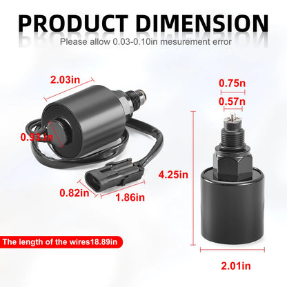 2 x Differential Lock Solenoid for Polaris Ranger 500 700 800 900 (2005–2014)
