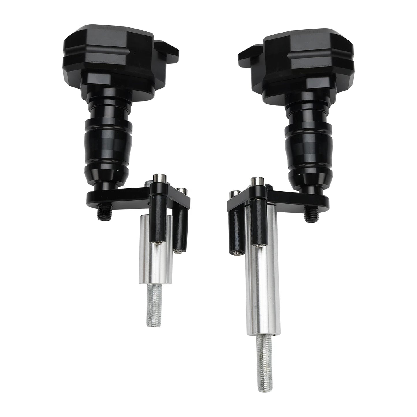 Crash Slider Protector Aluminum Frame Black for Kawasaki Ninja 400 (18-23)