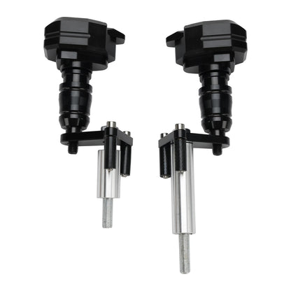 Crash Slider Protector Aluminum Frame Black for Kawasaki Ninja 400 (18-23)