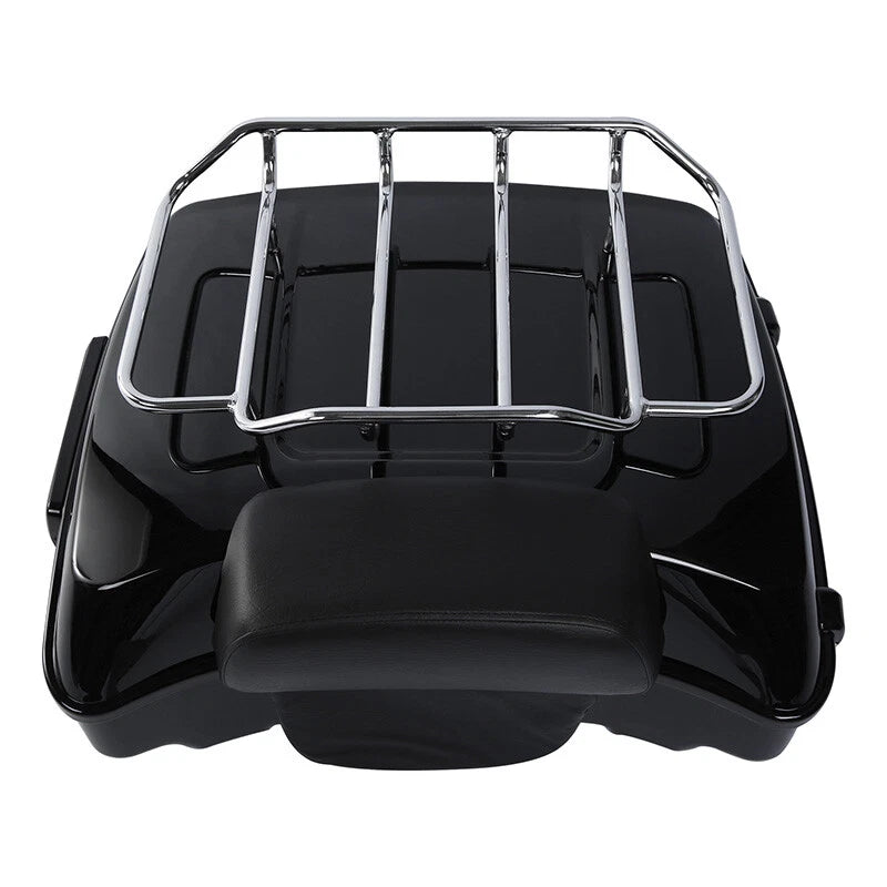 Chopped Trunk Backrest Rack Solo Mount for Harley Street Glide (2014-2025)