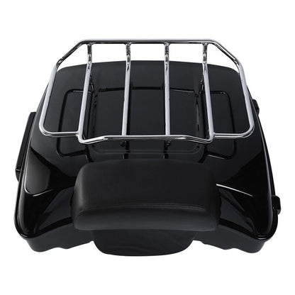 Chopped Trunk Backrest Rack Solo Mount for Harley Street Glide (2014-2025)