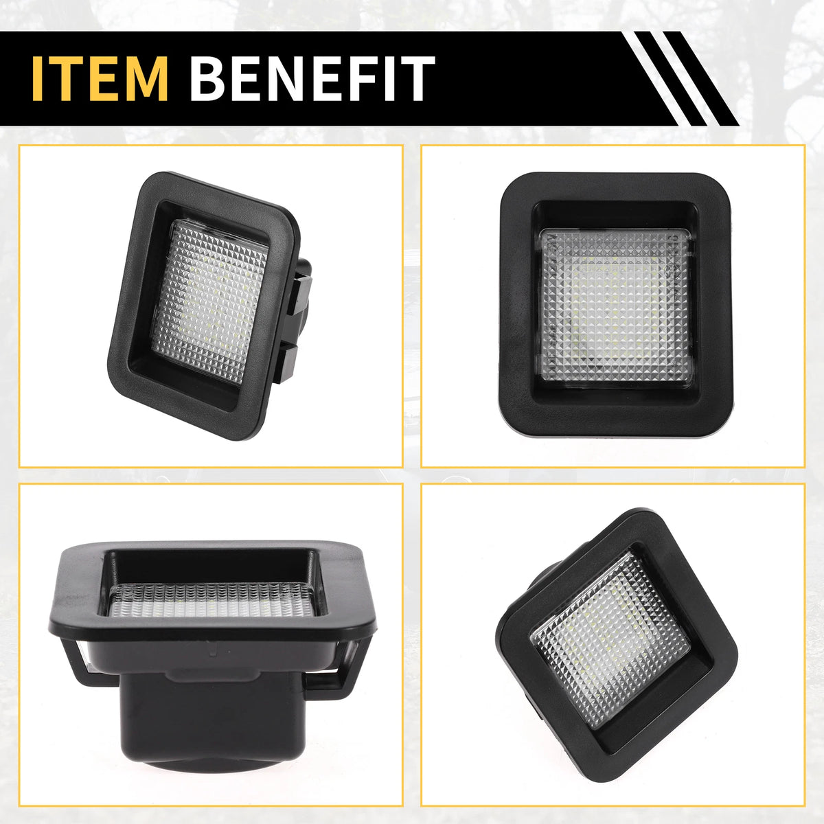 License Plate Light Tag Lamp for Ford F-150 (2015-2023)