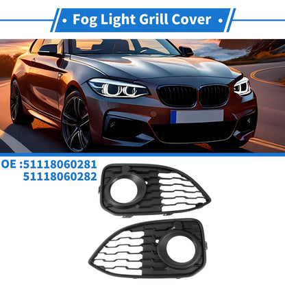 Fog Light Grills for BMW 1 Series F20 (2011-2019) - Front Left & Right Pair