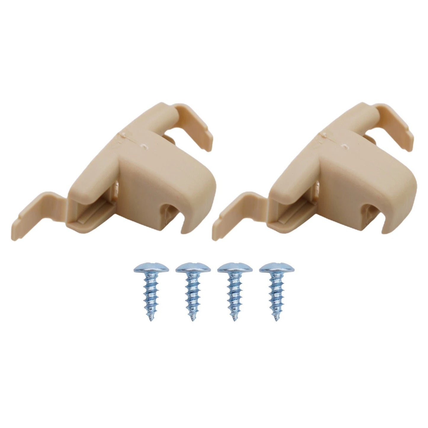 2 x Bracket Holder Sun Visor Clips Visor Splint for ABS&Metal (1999–2006)