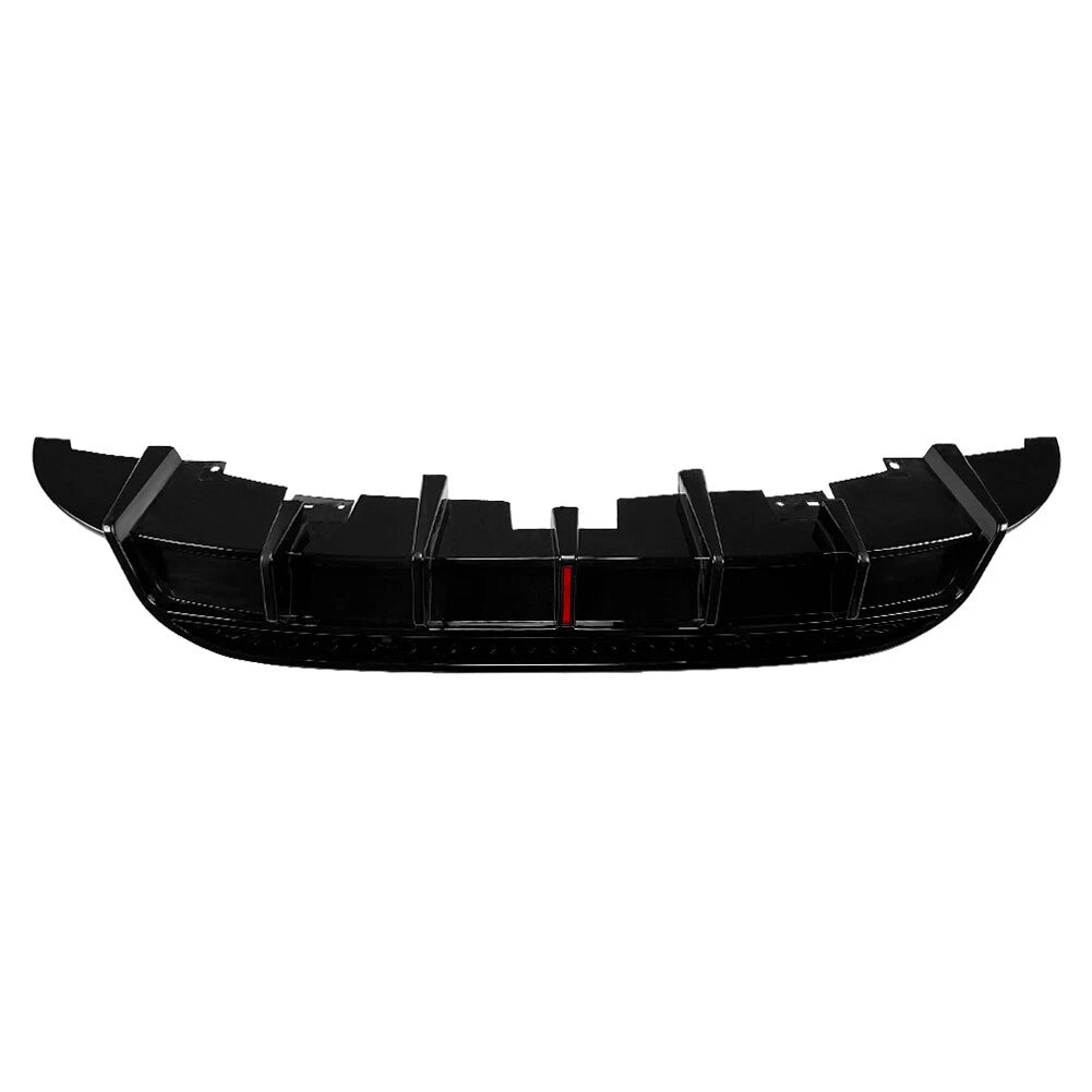 Rear Bumper Lip Spoiler Splitter for Volkswagen ID.3 (2019-2022) Glossy Black