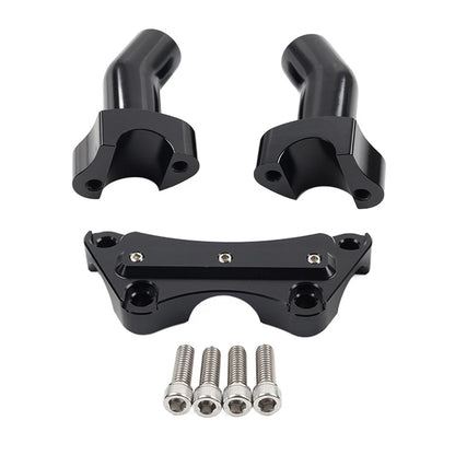 4" Handlebar Risers Top Clamp for Harley Tour Super Sport Glide Softail (2006-2023)