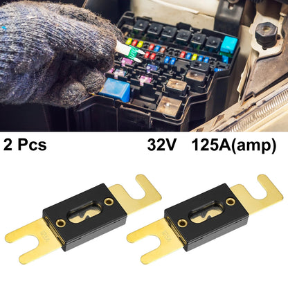 2 x 125A ANL Fuses for Car Truck Motorcycle Boat Audio CDs