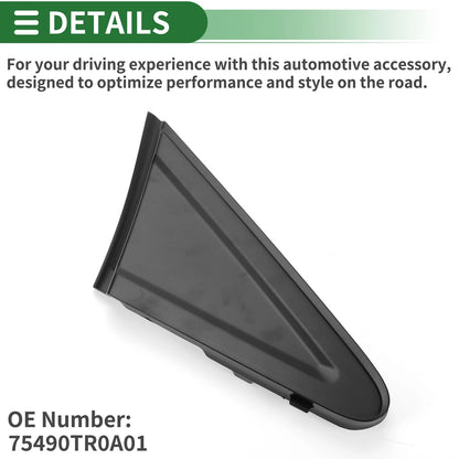 Front Right Side Door Pillar Window Trim for Honda Civic (2012-2015)