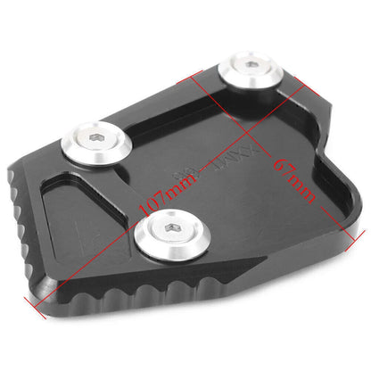Kickstand Side Stand Enlarger Foot Plate Black for BMW K1600GT/1600GTL (2011-2015)