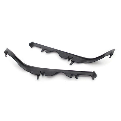 Pair ABS Black Front Upper Headlight Gaskets for BMW 5 Series E39 (1997-2003)