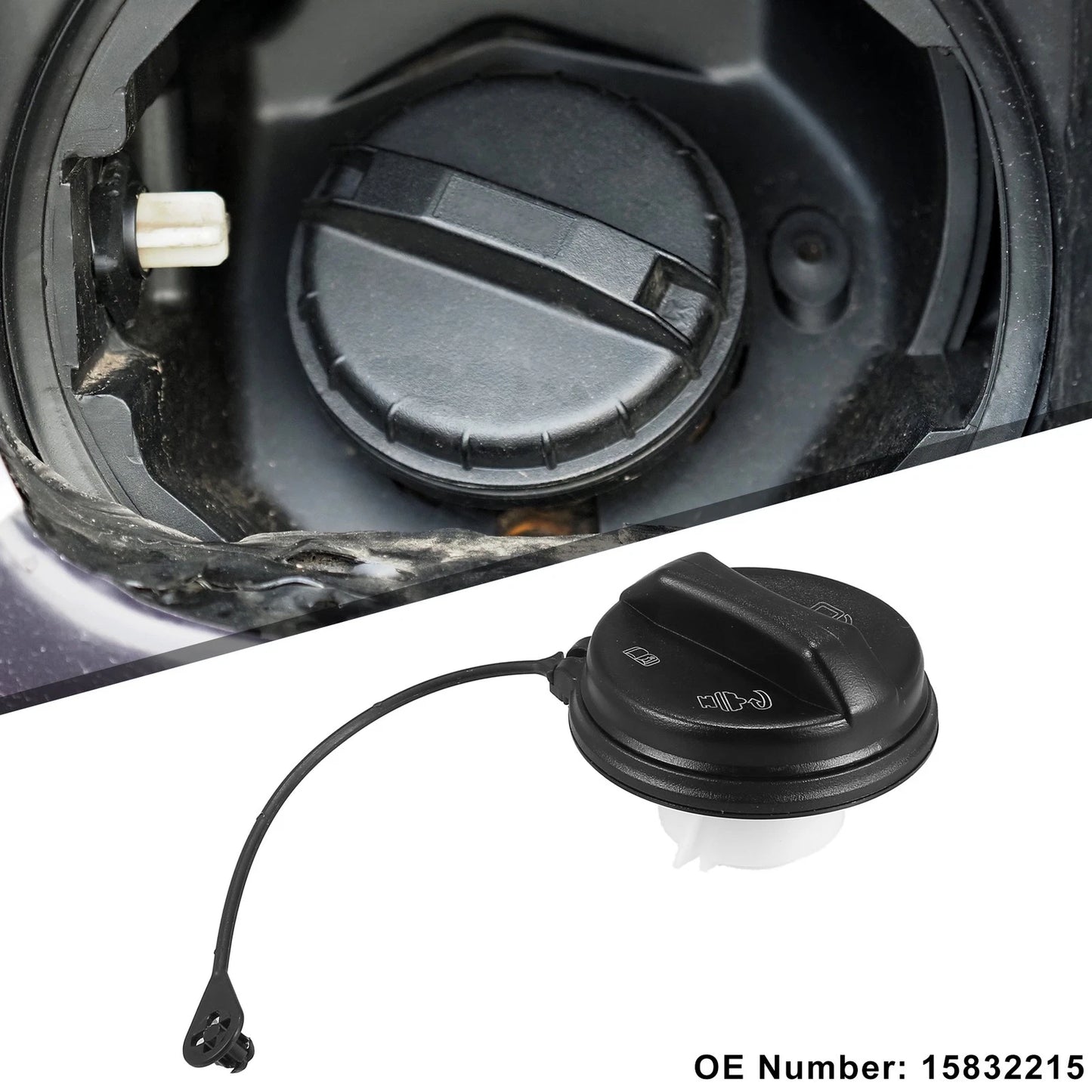 Fuel Tank Filler Cover Gas Tank Cap for Cadillac XLR (2006-2009)