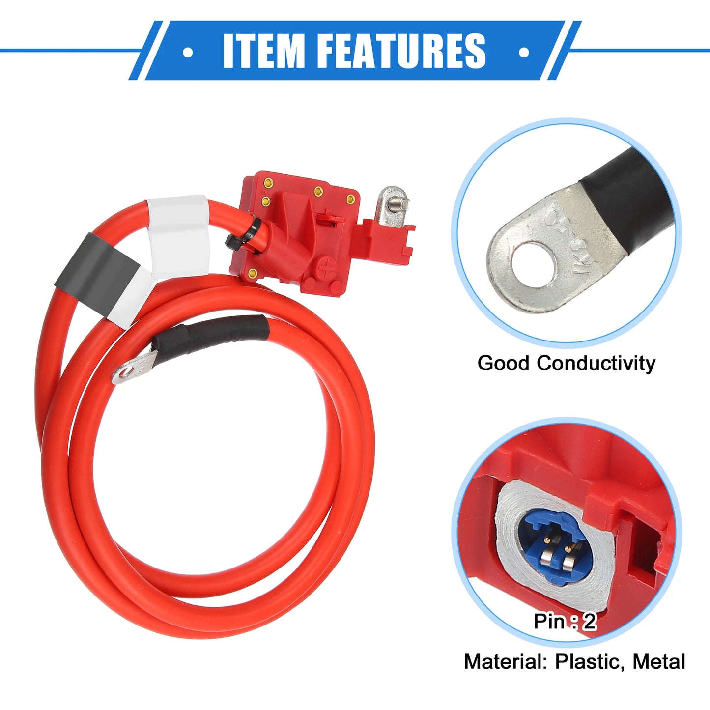 Battery Terminal Cable for BMW 528i 535i 550i M5 E60 (2008-2010)