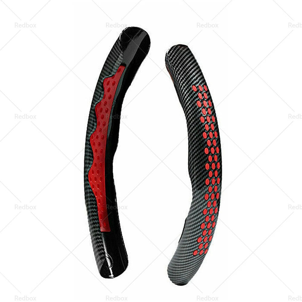 Carbon Fiber Steering Wheel Booster Cover for Universal Cars
