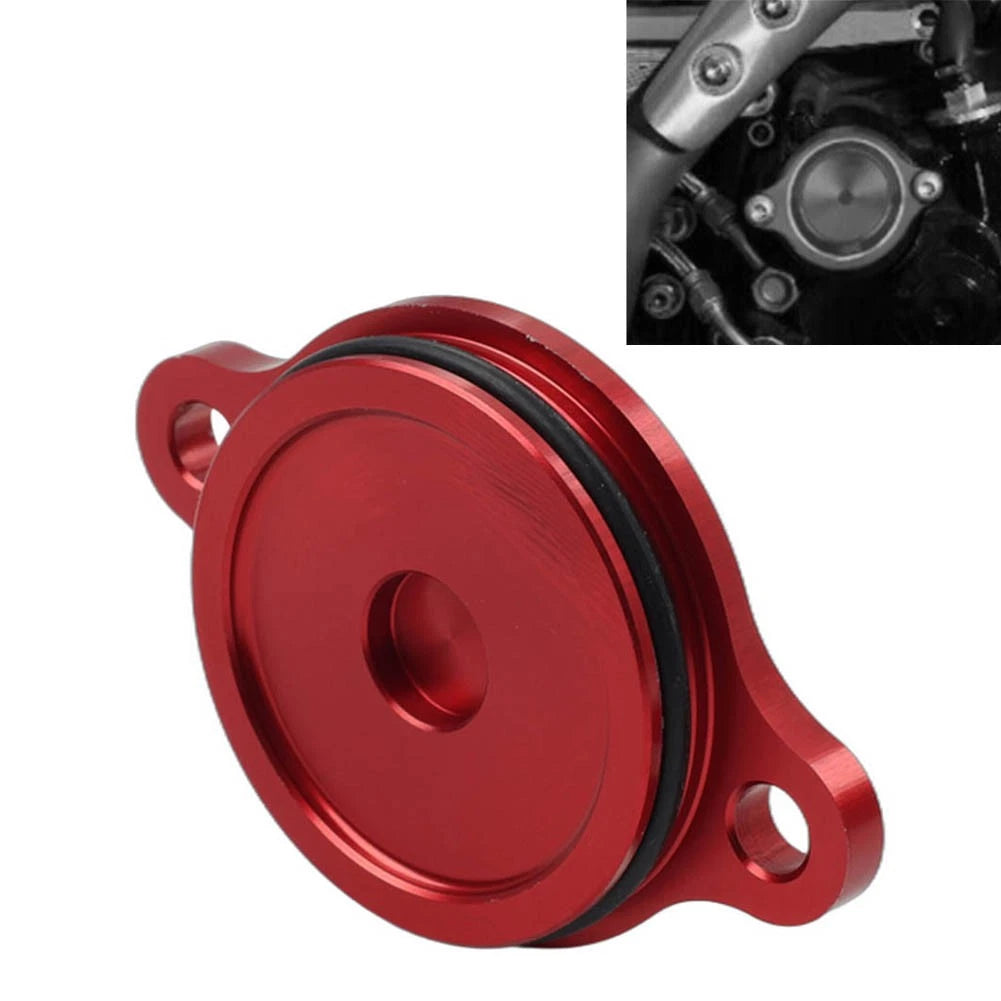 Red Motorcycle Oil Filter Cover for Honda Dax 125, Monkey 125, Super Cub 125/150