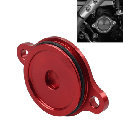 Red Motorcycle Oil Filter Cover for Honda Dax 125, Monkey 125, Super Cub 125/150