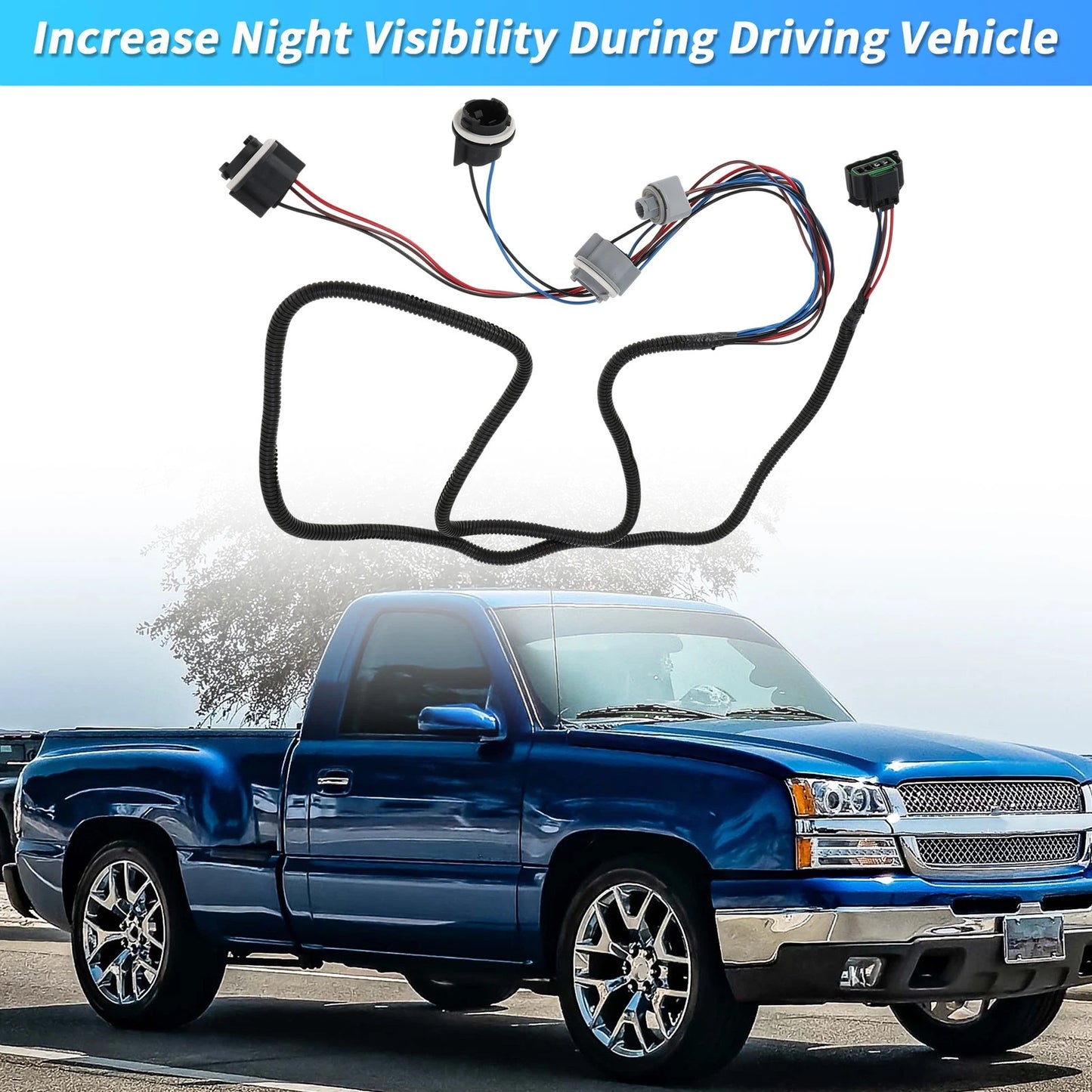 Wiring Harness Right Tail Light for Chevy Silverado 1500 2500 3500