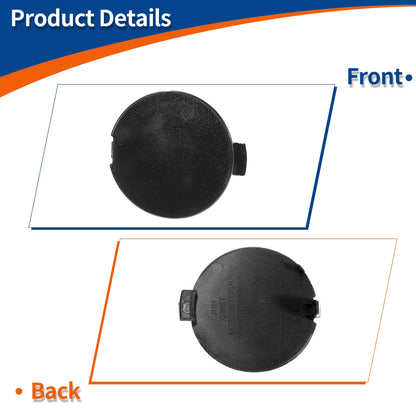 Front Right Tow Hook Cover for Mazda 6 (2008-2012) - Black