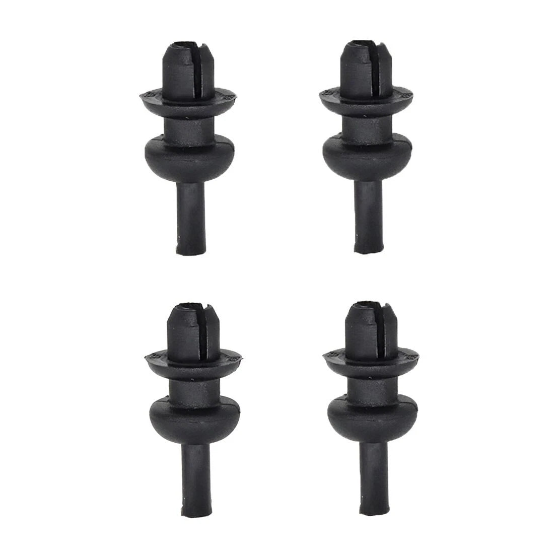 4 x Black Rear Trunk Parcel Shelf String Clips for Opel Corsa (2019-2021)