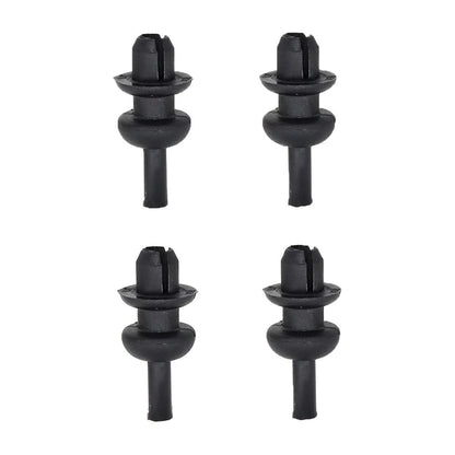 4 x Black Rear Trunk Parcel Shelf String Clips for Opel Corsa (2019-2021)