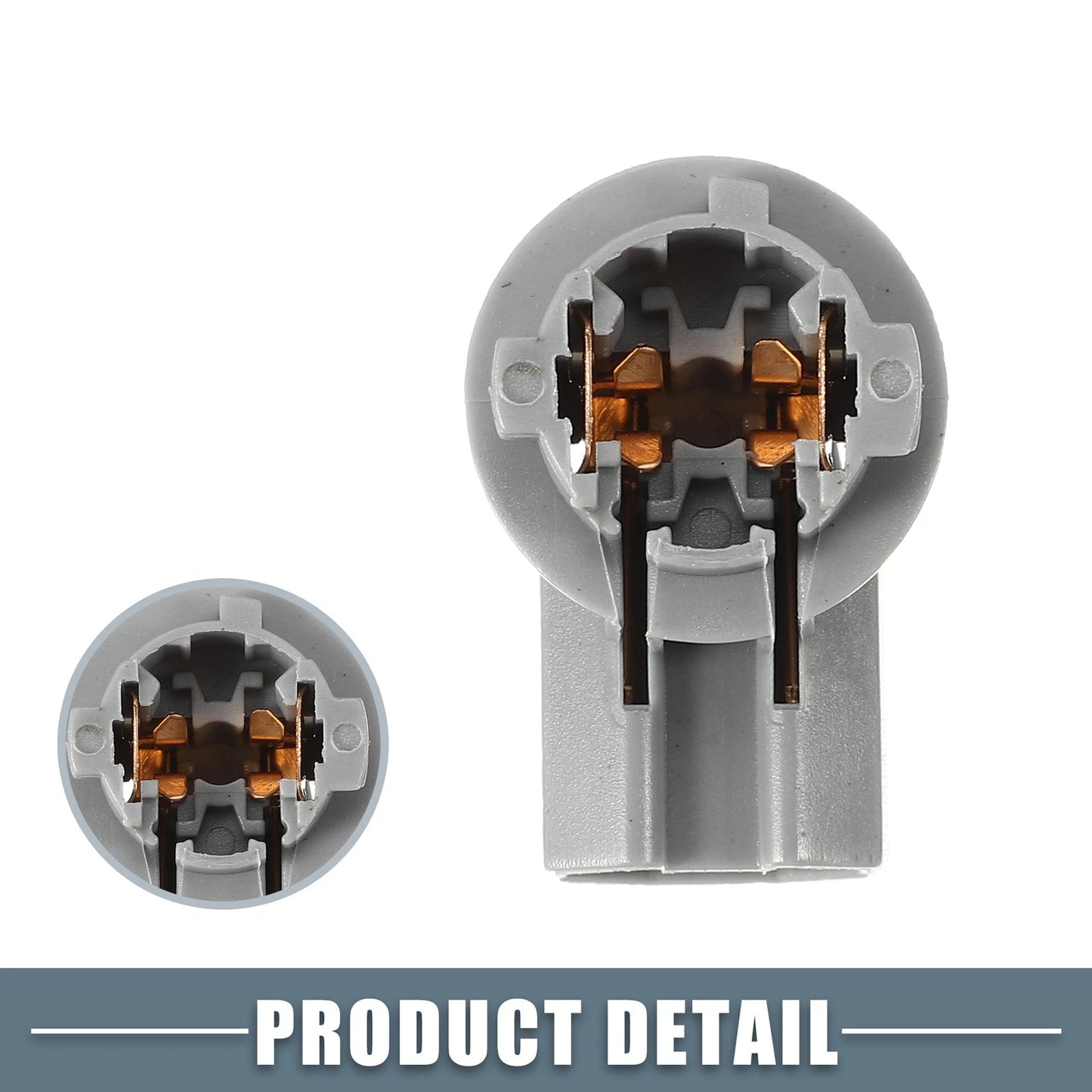 License Plate Lamp Socket for Lexus RX350 2004-2010 (2 x Lights) Gray