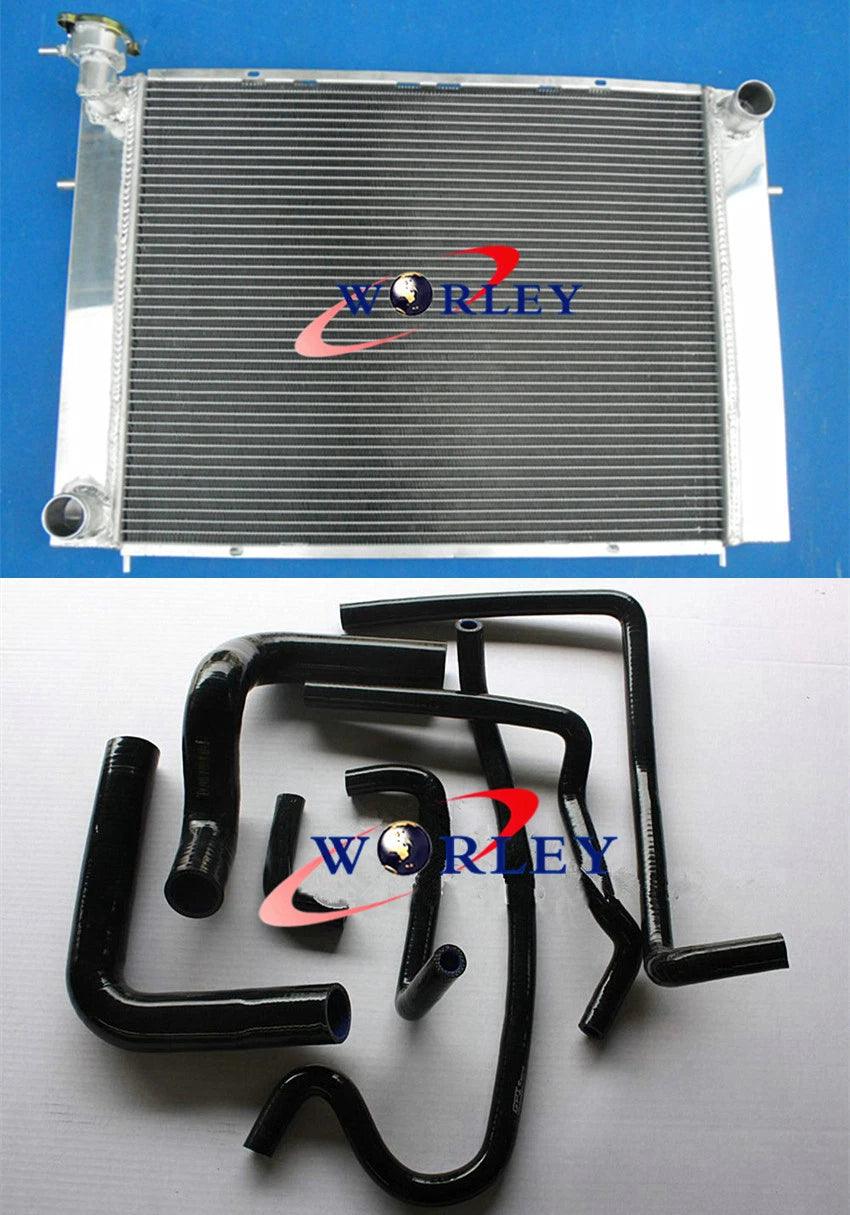 Aluminum Radiator + Red Hose for Holden Commodore VN VP VR VS V8 5.0L (1988-1997)