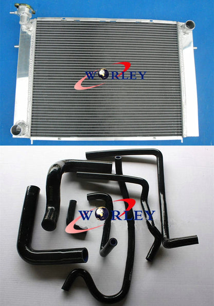 Aluminum Radiator + Red Hose for Holden Commodore VN VP VR VS V8 5.0L (1988-1997)