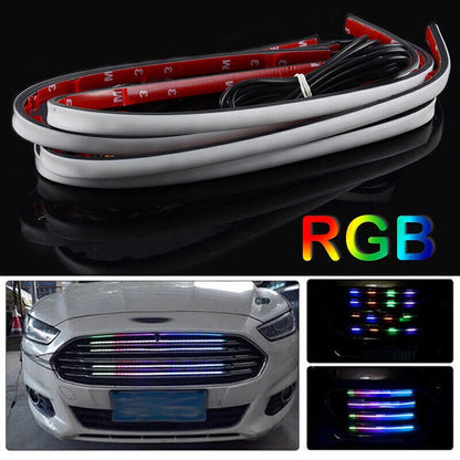 4 x 5050 RGB LED Knight Rider Strip Lights for Universal Vehicles