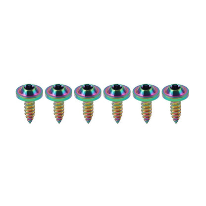 6 x M5x15mm Titanium Torx Head Self Tapping Screws Fasteners for Cars