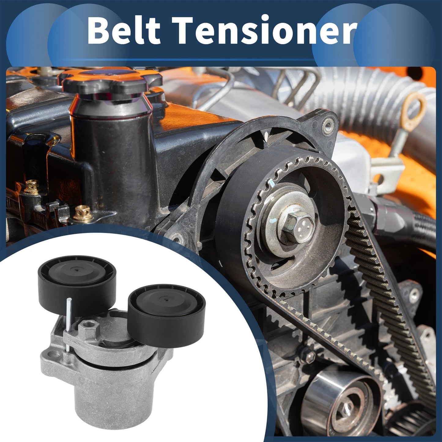 Belt Tensioner for BMW 328d Base 2.0L L4 Diesel (2014-2018)