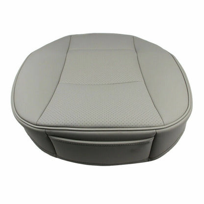 Gray Soft Front Seat Cover Pad Cushion for Car - PU Leather (Fits Various Models)