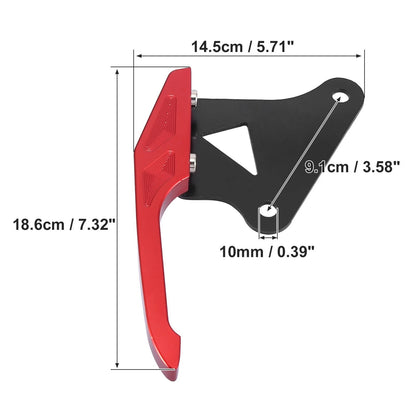 Red Rear Seat Grab Rail Handle for Honda MSX125 (2013-2023)