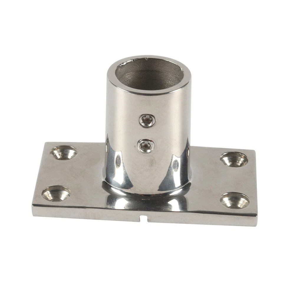 Boat Yachts Hand Rail Fitting 7/8" 90 Degree Rectangular Base