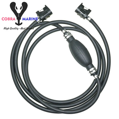 5/16" Fuel Line Hose Bulb Connector for Yamaha Outboard 24-200 HP