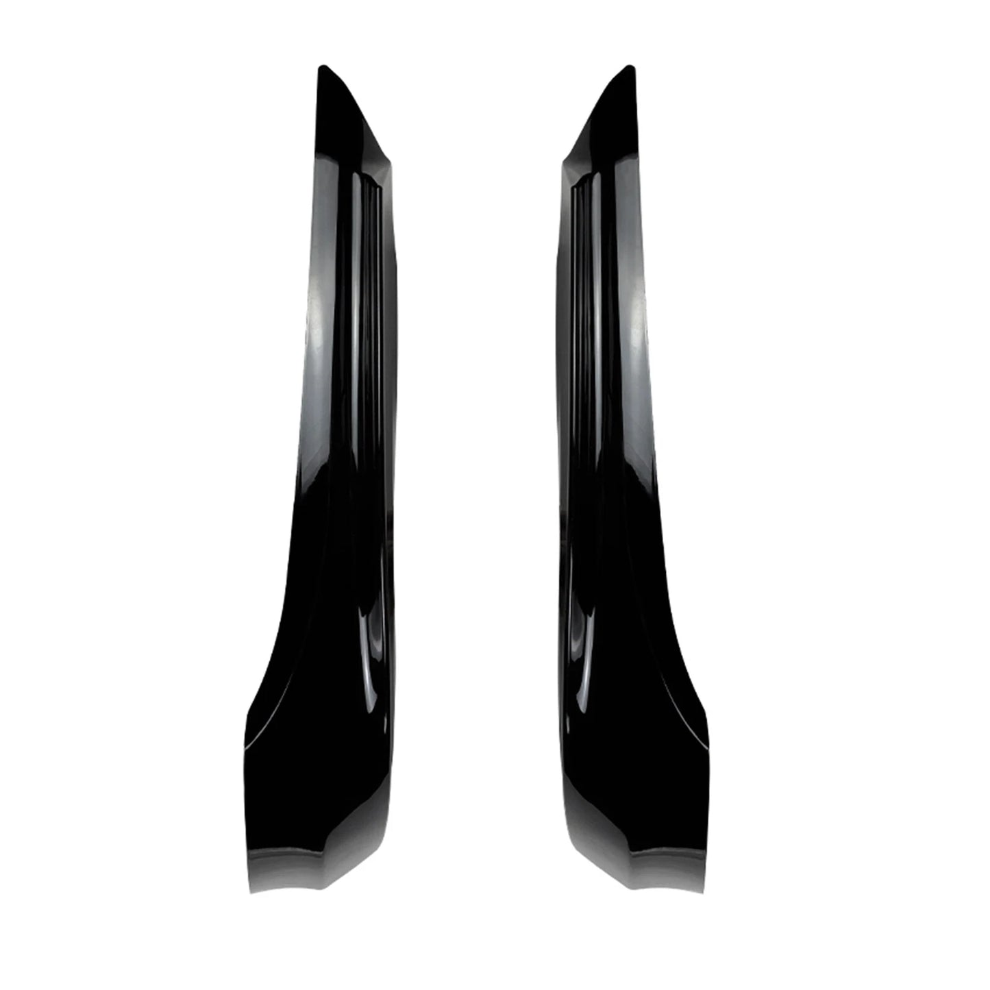 Gloss Black Front Side Spoiler Trim for BMW 3 Series E90 E91 (2009-2012)