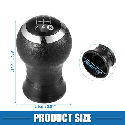 5 Speed Manual Shift Knob for Toyota Yaris (2005-2010) - Plastic Black