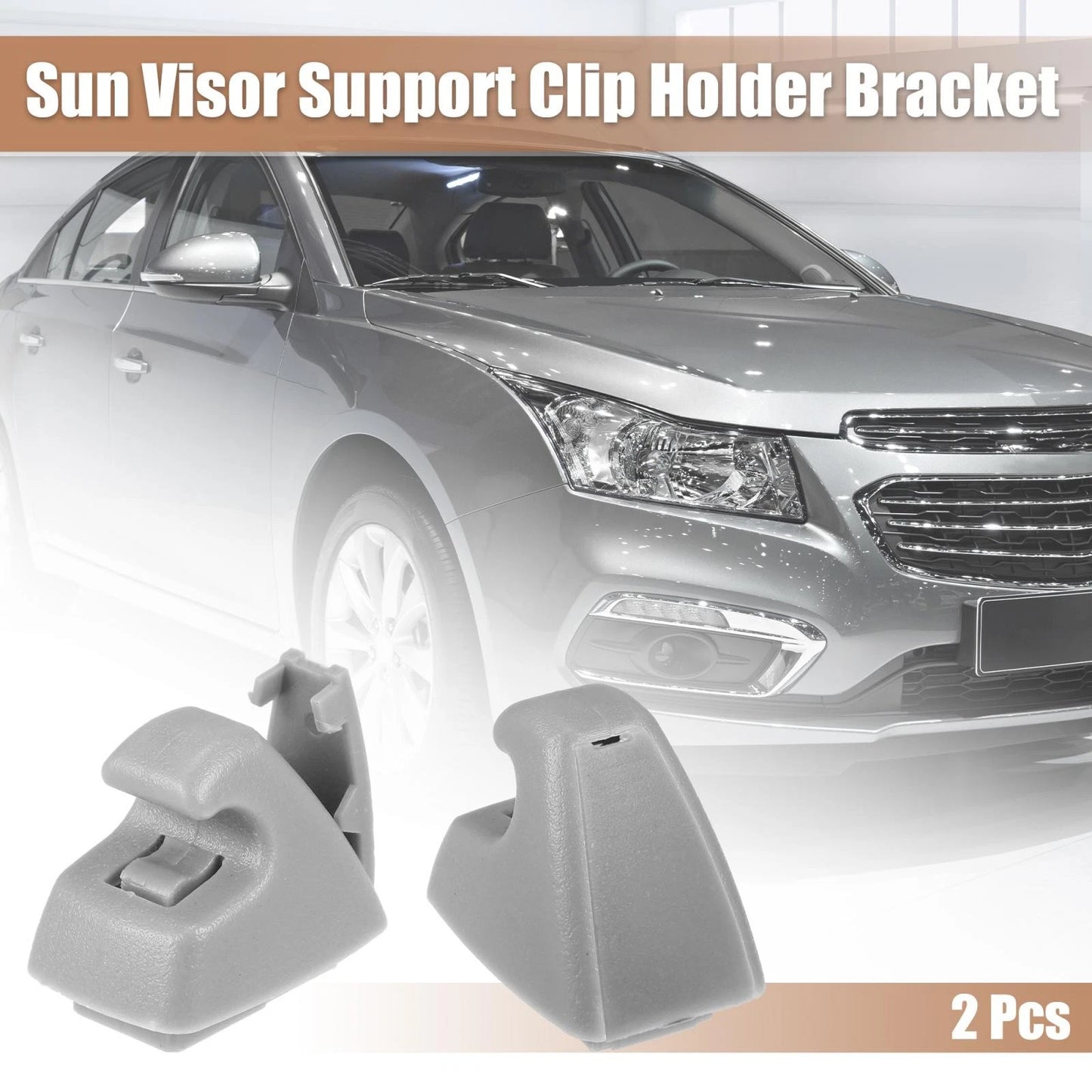Sun Visor Support Clip Retainer for Chevrolet Cruze Sonic Gray
