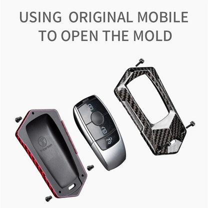 Key Fob Case Cover for Mercedes E-Class, S-Class (2017-2023)