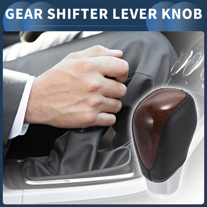Faux Leather Gear Shifter Knob for Toyota Alphard 200 Series (2015-2023)
