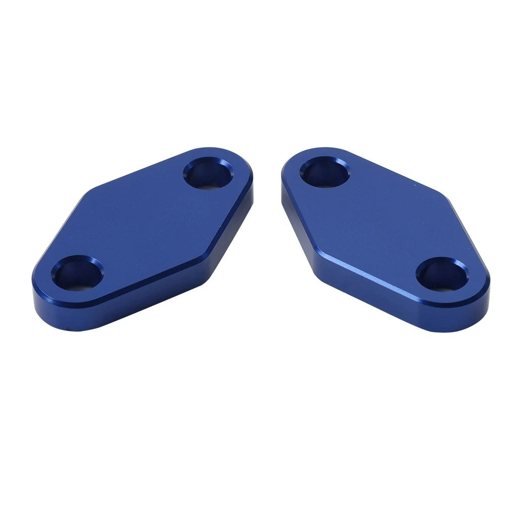 Blue Oil Cooler Block Off Plate w/ Gasket for Suzuki Hayabusa GSX1300R (1999-2020)